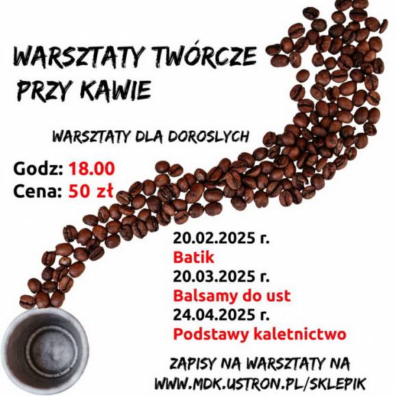 Warsztaty twórcze przy kawie - Batik